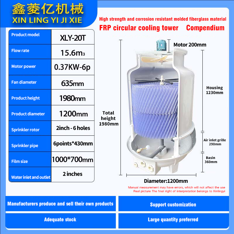 How does FRP cooling tower meet the requirements of modern industry?