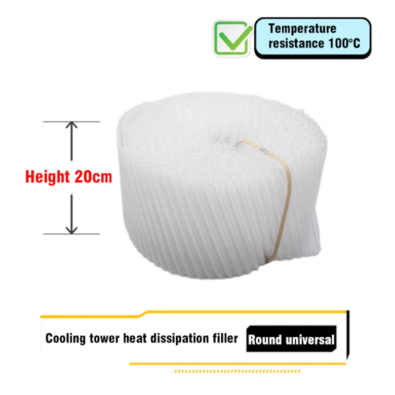 Round Cooling Tower Filler Filler Heat Sink Honeycomb Filler Mesh Transparent Cooling Tower PVC Filler Water Sheet